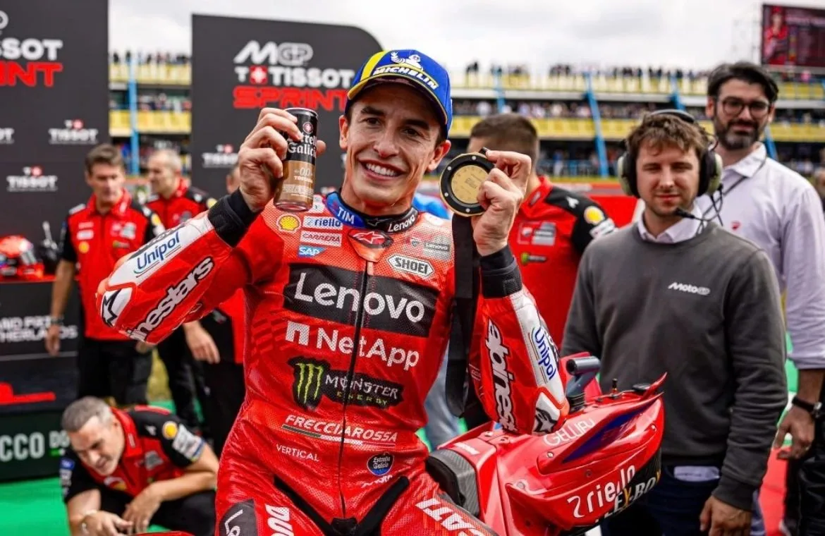 Marquez Wins Sprint in Assen 