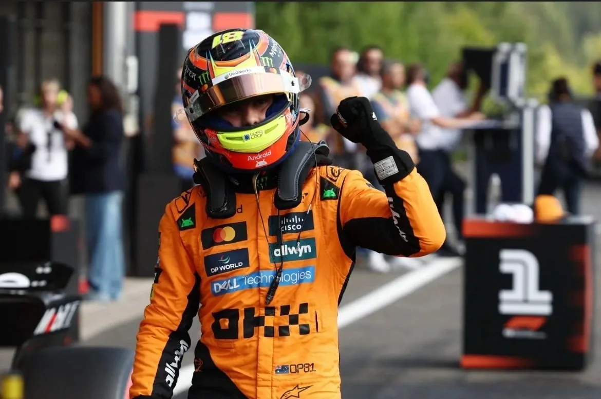 Piastri on Top:Sprint Pole in Belgium