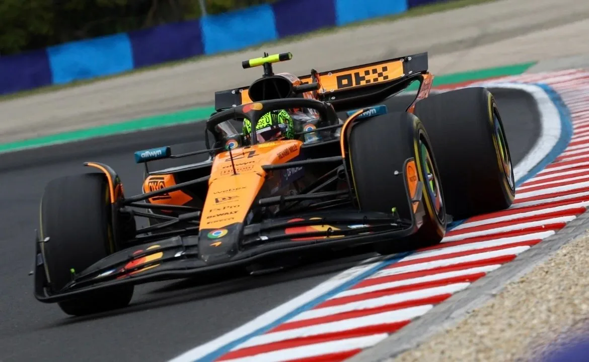 Lando Lights It Up in FP1!