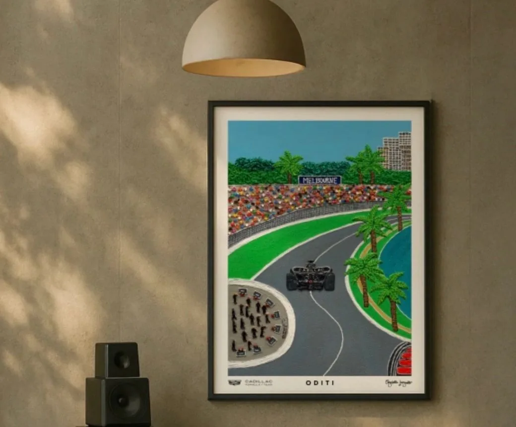 Cadillac Unveils First F1 Race Poster