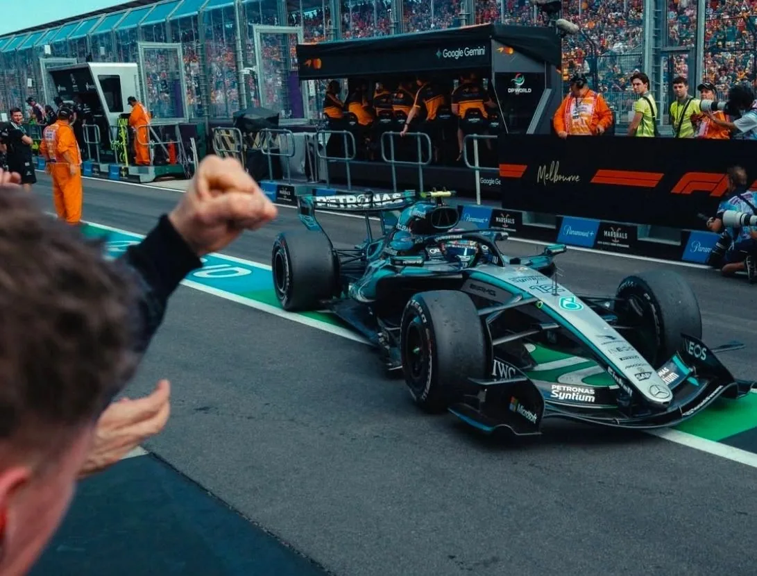 Mercedes Team Shines in Melbourne 
