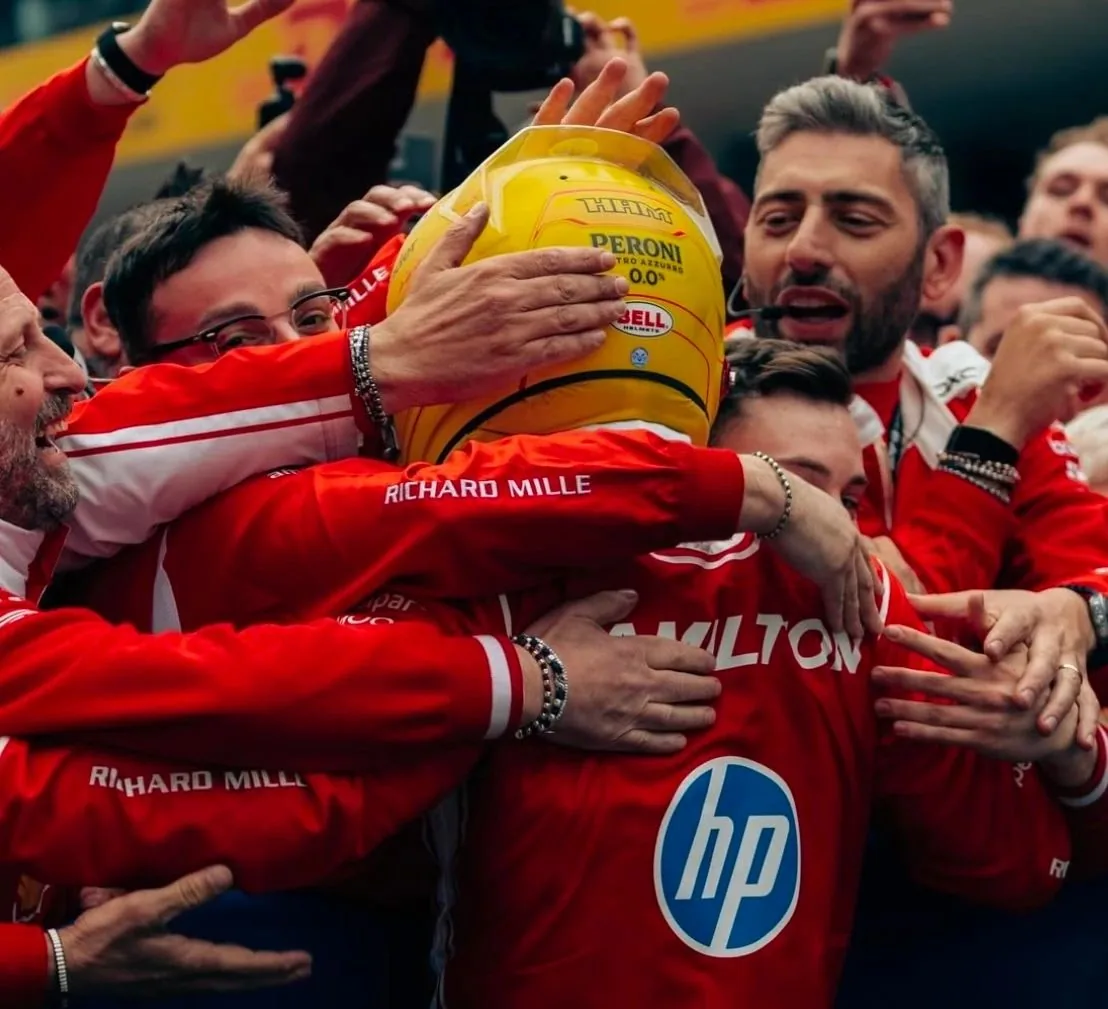 Hamilton’s Ferrari Debut Podium 