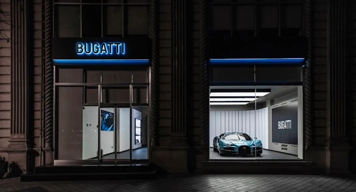 Where Art Meets Engineering: Bugatti’s Largest Showroom Unveiled
