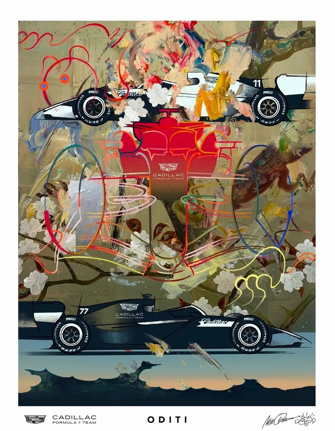 Cadillac F1 Japan GP Poster Goes Viral
