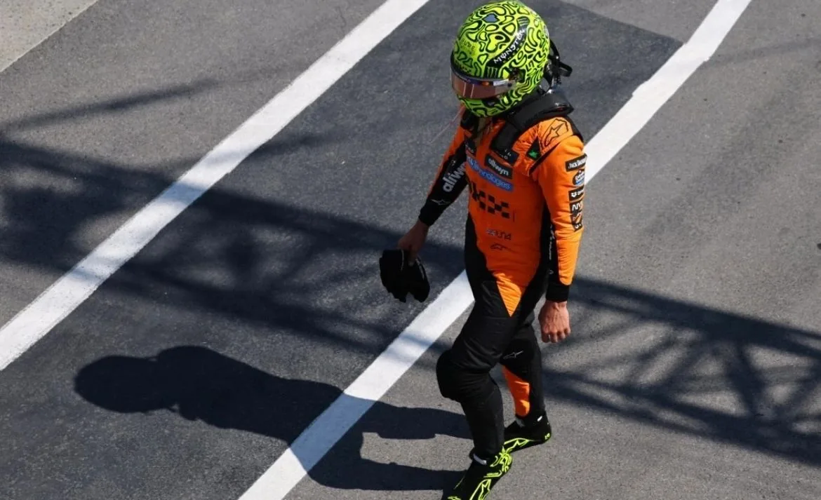 ''I Just Want a Burger and to Go Home' Norris after DNF