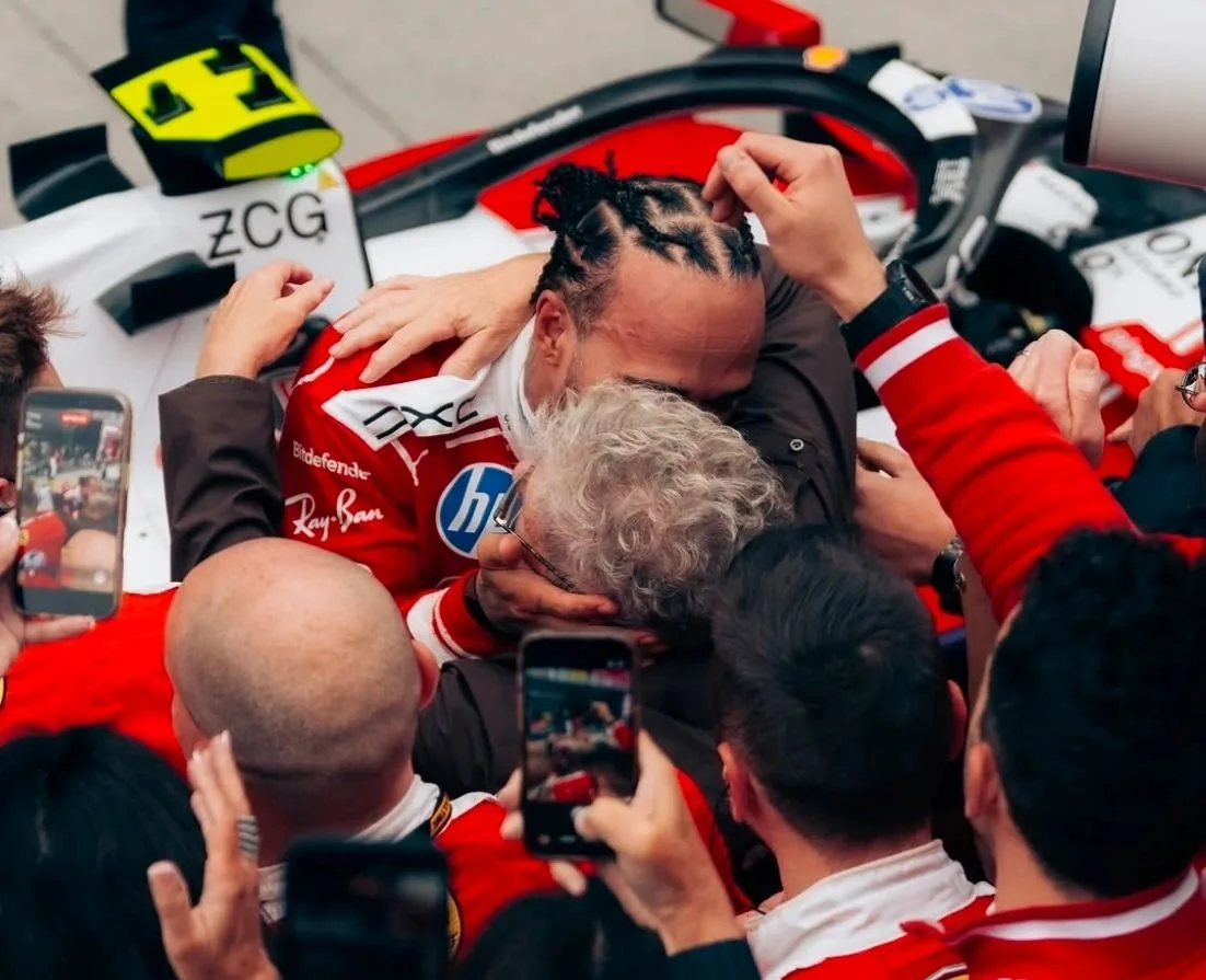 Hamilton Returns to the Podium With Ferrari